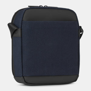 Back of Hedgren's APP crossbody in Elegant Blue