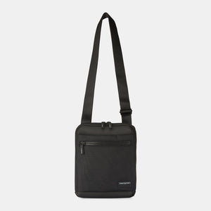 Hedgren's CHIP Slim Crossbody in Black with strap extended